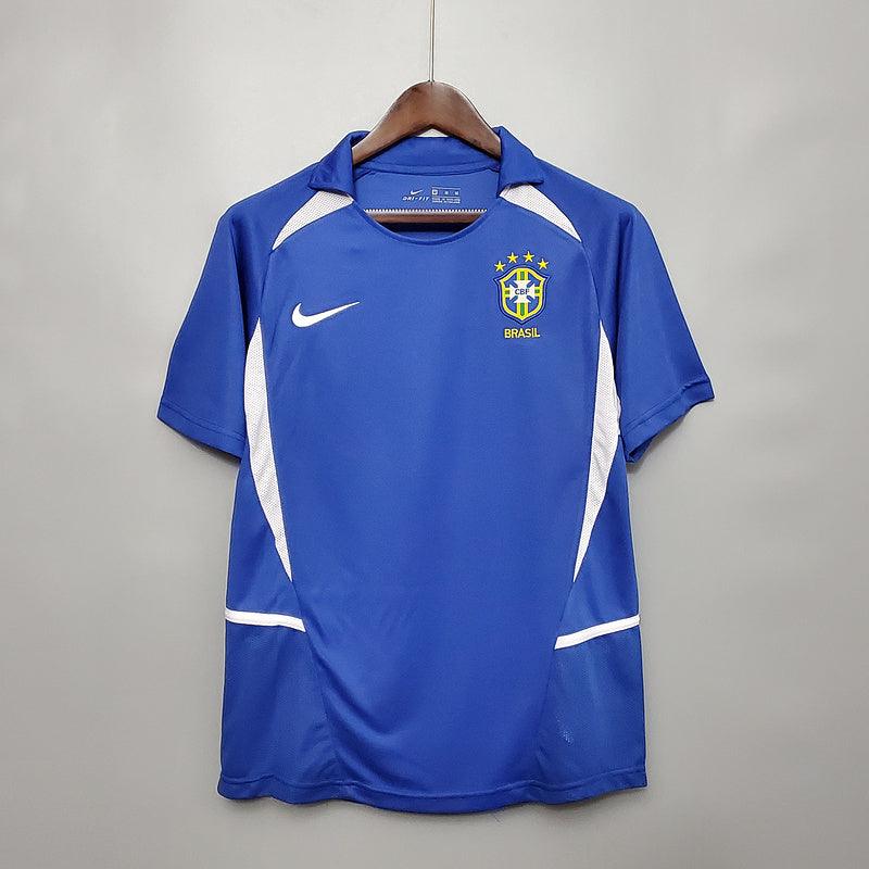 Camisa Brasil  Retrô 2002 Azul - Masculina- Torcedor