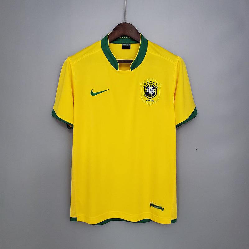 Camisa Brasil Retrô 2006 Amarela - Masculina- Torcedor