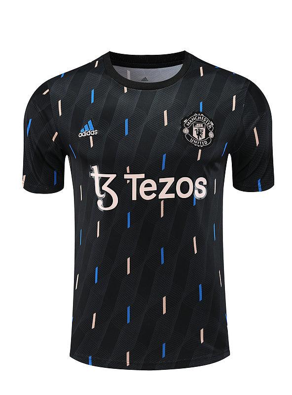 Camisa Manchester United Pré Jogo 23/24 -Masculina- Torcedor - Preto