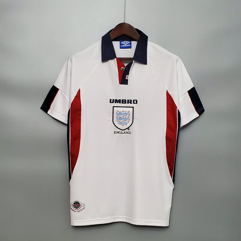 Camisa Inglaterra Retrô 98/99 - Masculina- Torcedor