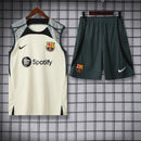 Kit Treino Barcelona 23/24 Nike - Bege e Verde